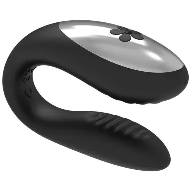 BRILLY GLAM - WE LOVE VIBRADOR PARA PAREJAS CONTROL REMOTO NEGRO 