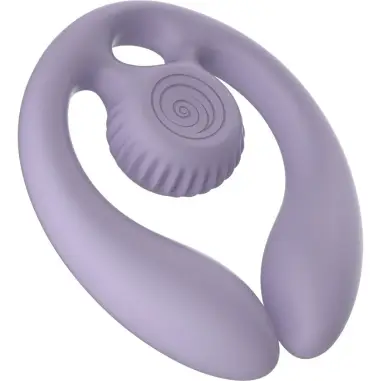 SNAIL VIBE - GIZI DÚO ESTIMULADOR DE PAREJAS CONTROL REMOTO LILA 