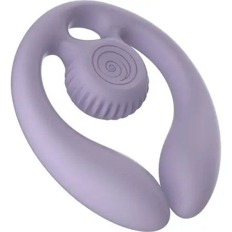 SNAIL VIBE - GIZI DÚO ESTIMULADOR DE PAREJAS CONTROL REMOTO LILA 