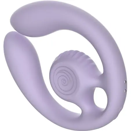 SNAIL VIBE - GIZI DÚO ESTIMULADOR DE PAREJAS CONTROL REMOTO LILA 