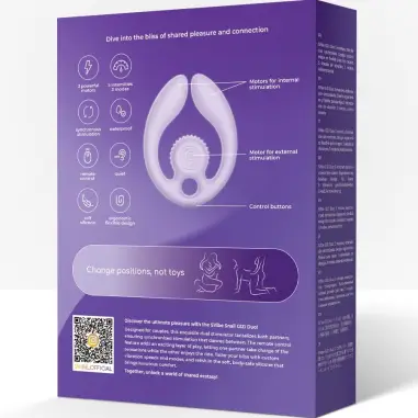 SNAIL VIBE - GIZI DÚO ESTIMULADOR DE PAREJAS CONTROL REMOTO LILA 
