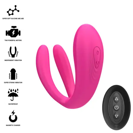 INTENSE - JULIA VIBRADOR & ESTIMULADOR DE PINZAS CONTROL REMOTO 