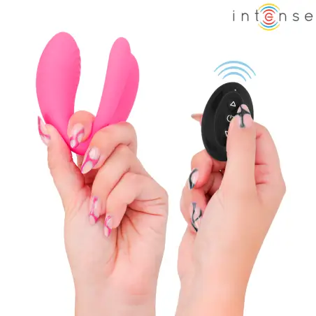 INTENSE - JULIA VIBRADOR & ESTIMULADOR DE PINZAS CONTROL REMOTO 