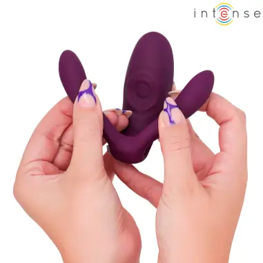 INTENSE - SANDRA VIBRADOR & ESTIMULADOR DE PINZAS CON GOLPETEO CONTROL REMOTO 