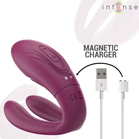 INTENSE - SANDRA VIBRADOR & ESTIMULADOR DE PINZAS CON GOLPETEO CONTROL REMOTO 