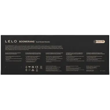 LELO - BOOMERANG VIBRADOR DE DOBLE EXTREMO CEREZA Vibrador Parejas U