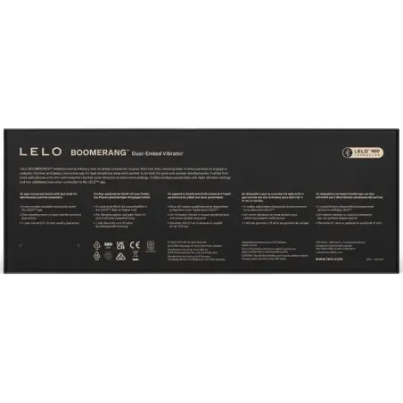 LELO - BOOMERANG VIBRADOR DE DOBLE EXTREMO MORADO Vibrador Parejas U
