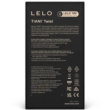 LELO - TIANI TWIST VIBRADOR PARA PAREJAS CELESTE Vibrador Parejas U