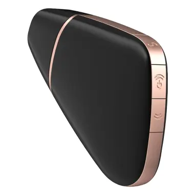 SATISFYER - LOVE TRIANGLE ESTIMULADOR Y VIBRADOR NEGRO 
