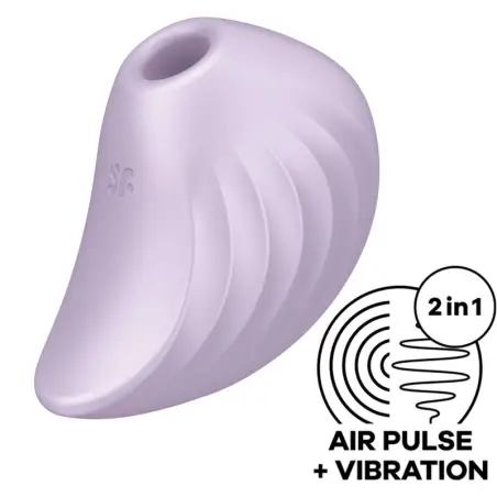 SATISFYER - PEARL DIVER ESTIMULADOR Y VIBRADOR VIOLETA Succionadores sin vibración
