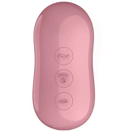 SATISFYER - COTTON CANDY ESTIMULADOR Y VIBRADOR ROSA Succionadores sin vibración