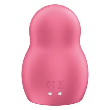 SATISFYER - PRO TO GO 1 ESTIMULADOR Y VIBRADOR DOBLE ROJO 