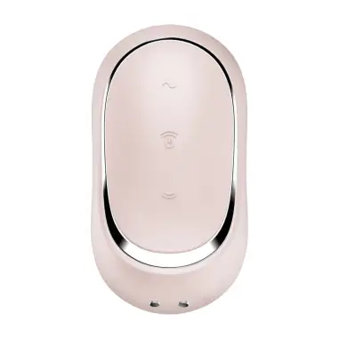 SATISFYER - PRO TO GO 2 ESTIMULADOR Y VIBRADOR DOBLE BEIGE Succionadores sin vibración