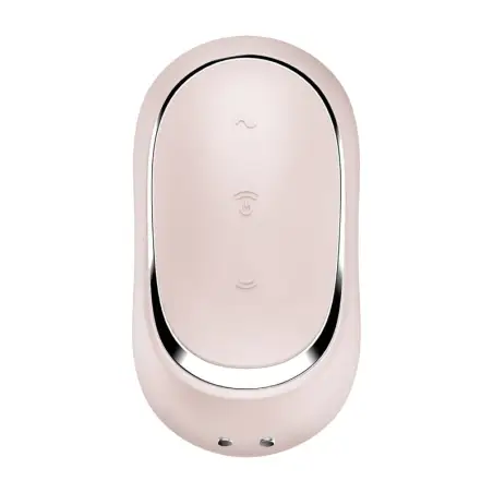 SATISFYER - PRO TO GO 2 ESTIMULADOR Y VIBRADOR DOBLE BEIGE Succionadores sin vibración