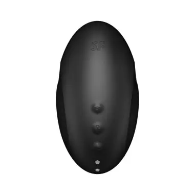 SATISFYER - VULVA LOVER 3 ESTIMULADOR Y VIBRADOR NEGRO Succionadores sin vibración