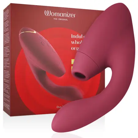 WOMANIZER - DUO 2 ESTIMULADOR BURDEOS 