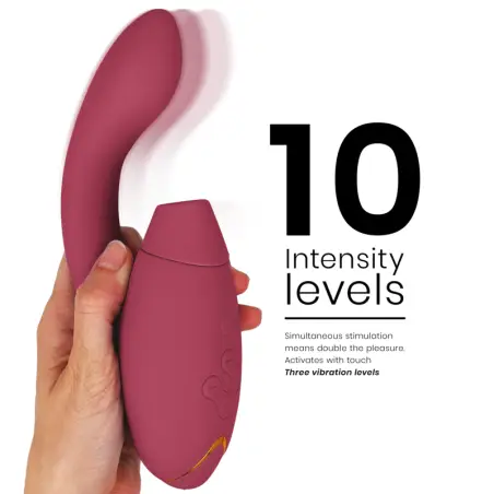 WOMANIZER - DUO 2 ESTIMULADOR BURDEOS 