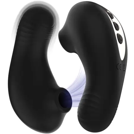 RITHUAL - SHUSHU PRO POCKET ESTIMULADOR CLITORIS 2 POTENTES MOTORES AZABACHE Mini vibradores