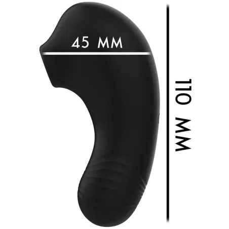 RITHUAL - SHUSHU PRO POCKET ESTIMULADOR CLITORIS 2 POTENTES MOTORES AZABACHE Mini vibradores