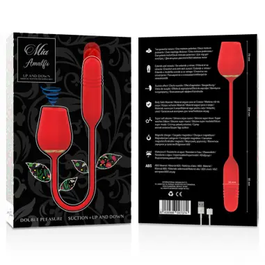MIA - AMALFI DOBLE PLEASURE SUCCIONADOR + UP AND DOWN 