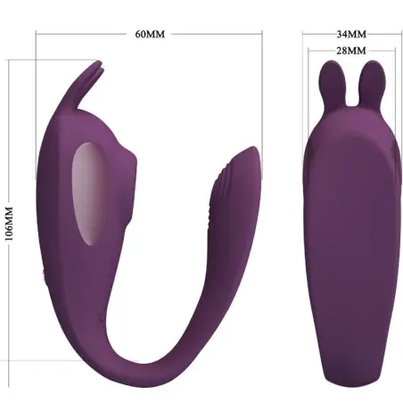 PRETTY LOVE - SHEY ESTIMULADOR & VIBRADOR APP GRATUITA LARGA DISTANCIA MORADO 