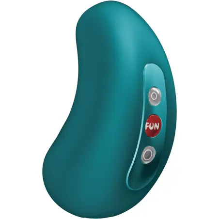 FUN FACTORY - CHERIE DOBLE VIBRADOR AIR PULSE VERDE Succionadores con vibración