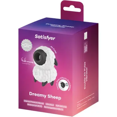 SATISFYER - DREAMY SHEEP VIBRADOR & ESTIMULADOR AIR PULSE 