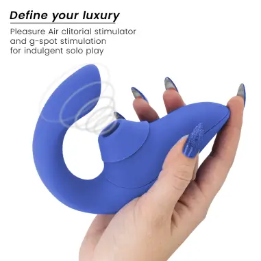 WOMANIZER - BLEND ESTIMULADOR VIBRADOR RABBIT AZUL Succionadores con vibración