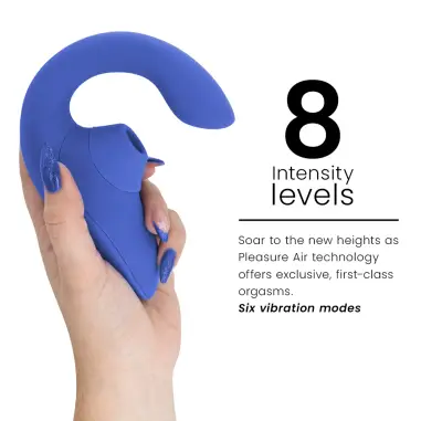 WOMANIZER - BLEND ESTIMULADOR VIBRADOR RABBIT AZUL Succionadores con vibración