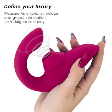 WOMANIZER - BLEND ESTIMULADOR VIBRADOR RABBIT FUCSIA Succionadores con vibración