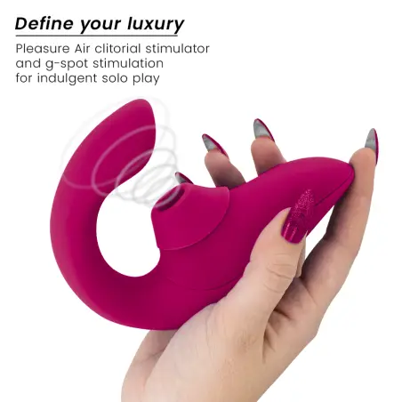 WOMANIZER - BLEND ESTIMULADOR VIBRADOR RABBIT FUCSIA Succionadores con vibración