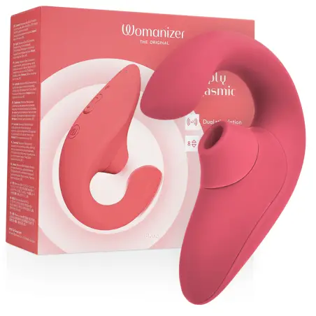 WOMANIZER - BLEND ESTIMULADOR VIBRADOR RABBIT ROSA Succionadores con vibración