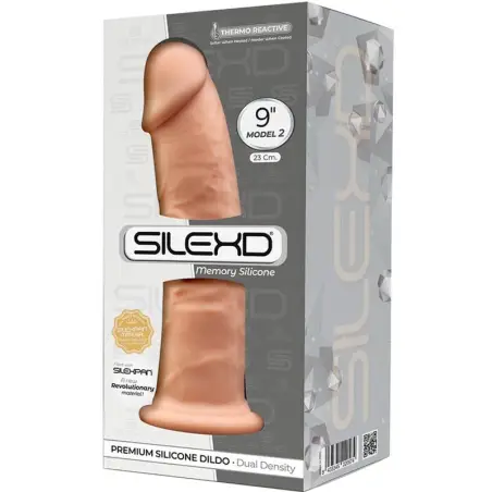 SILEXD - MODELO 2 PENE REALÍSTICO SILICONA PREMIUM SILEXPAN 23 CM Penes realísticos