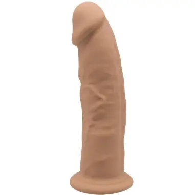 SILEXD - MODELO 2 PENE REALÍSTICO SILICONA PREMIUM SILEXPAN CARAMELO 19 CM Penes realísticos