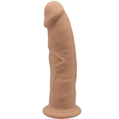 SILEXD - MODELO 2 PENE REALÍSTICO SILICONA PREMIUM SILEXPAN CARAMELO 19 CM Penes realísticos