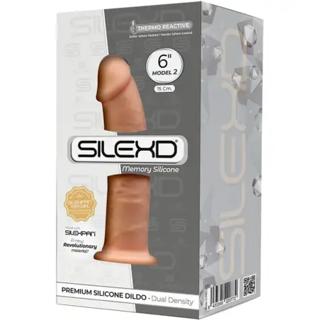 SILEXD - MODELO 2 PENE REALÍSTICO SILICONA PREMIUM SILEXPAN 15 CM Penes realísticos