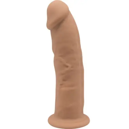 SILEXD - MODELO 2 PENE REALÍSTICO SILICONA PREMIUM SILEXPAN CARAMELO 15.4 CM Penes realísticos