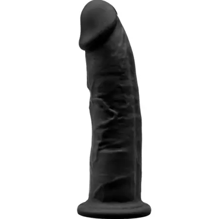 SILEXD - MODELO 2 PENE REALÍSTICO SILICONA PREMIUM SILEXPAN NEGRO 15 CM Penes realísticos