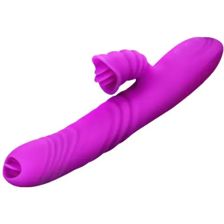 ARMONY - ANGELIA VIBRADOR MULTIFUNCION DOBLE LENGUA EFECTO CALOR VIOLETA Rotadores y vibradores