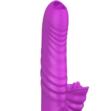 ARMONY - ANGELIA VIBRADOR MULTIFUNCION DOBLE LENGUA EFECTO CALOR VIOLETA Rotadores y vibradores