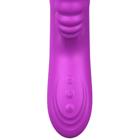 ARMONY - ANGELIA VIBRADOR MULTIFUNCION DOBLE LENGUA EFECTO CALOR VIOLETA Rotadores y vibradores
