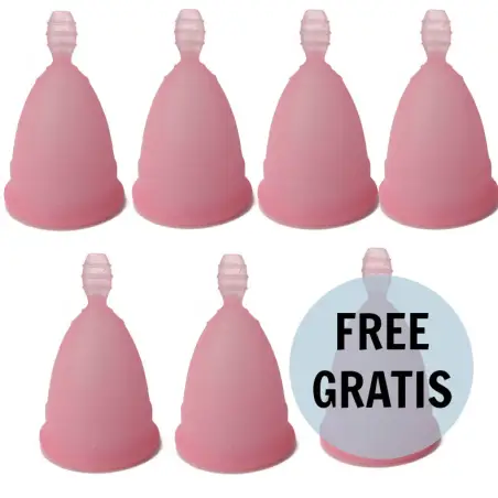 NINA KIKÍ - COPA MENSTRUAL TALLA S ROSA 6 + 1 GRATIS Copas vaginales