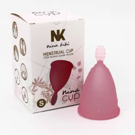 NINA KIKÍ - COPA MENSTRUAL TALLA S ROSA 6 + 1 GRATIS Copas vaginales