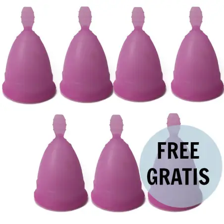 NINA KIKÍ - COPA MENSTRUAL TALLA S LILA 6 + 1 GRATIS Copas vaginales