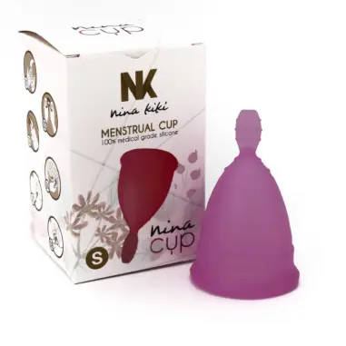 NINA KIKÍ - COPA MENSTRUAL TALLA S LILA 6 + 1 GRATIS Copas vaginales