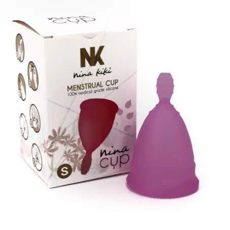 NINA KIKÍ - COPA MENSTRUAL TALLA S LILA 6 + 1 GRATIS Copas vaginales
