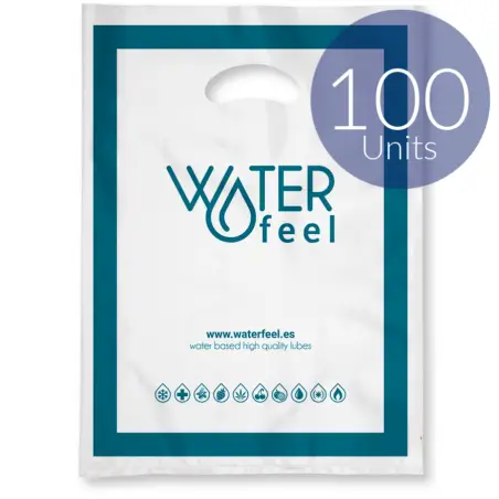 WATERFEEL - 100 BOLSAS PLASTICO GRANDES 40 X 50 CM Bolsas