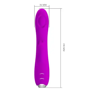 PRETTY LOVE - REGINA VIBRADOR-SUCCIONADOR RECARGABLE MORADO Vibradores Rabbit
