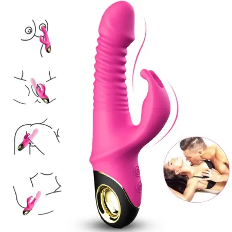 ARMONY - ZING DILDO VIBRADOR RABBIT FUCSIA Vibradores Rabbit