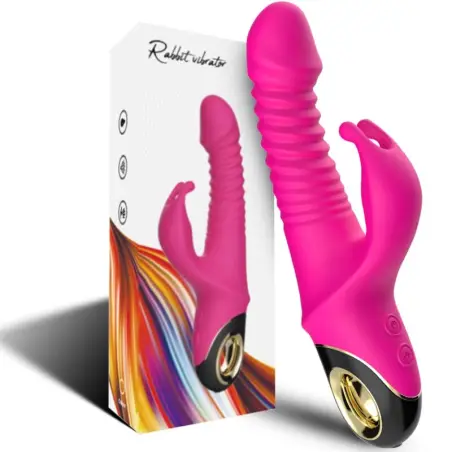 ARMONY - ZING DILDO VIBRADOR RABBIT FUCSIA Vibradores Rabbit